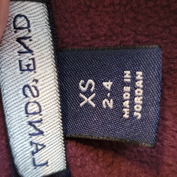 Lands' End Fleece, XS - Picture 6 of 12